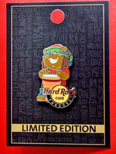 HRC Hard Rock Cafe Fukuoka Musician Bear 2011 Bongo Drum LE100