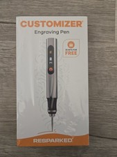 Sealed New Resparked Customizer Engraving Pen Silver Cordless Portable