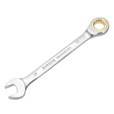 17mm Ratcheting Combination Wrench 72 Teeth Ratchet Box Ended Open End Spanner
