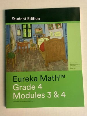 EUREKA MATH Grade 4 Student Edition MODULES 3 & 4  Workbooks Homeschool