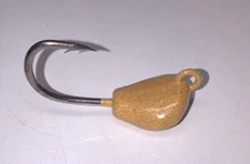 3 Tog Sheepshead Jigs 2/0 X-STRONG HOOK SAND COLOR Tautog Blackfish Hogfish