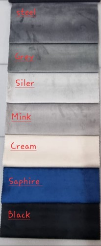 Plush Velvet Bed Frame with Extra Wide High Headboard - Available in 4FT6 & 5FT - Picture 3 of 3