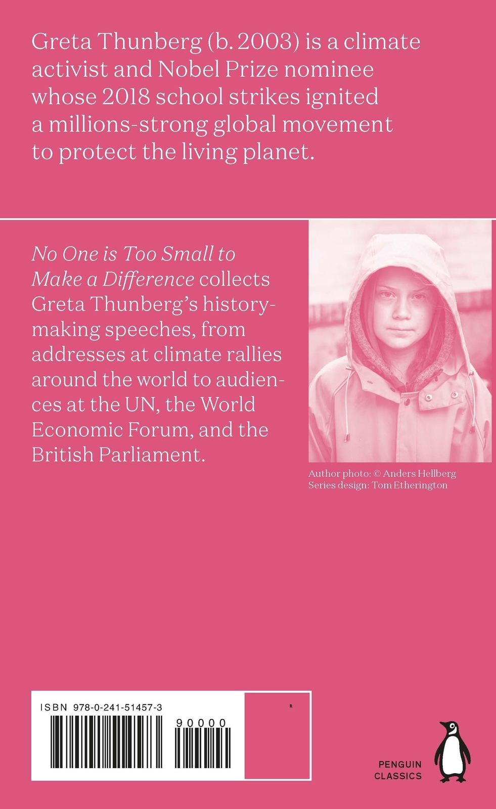 No One Is Too Small To Make A Difference | Greta Thunberg |