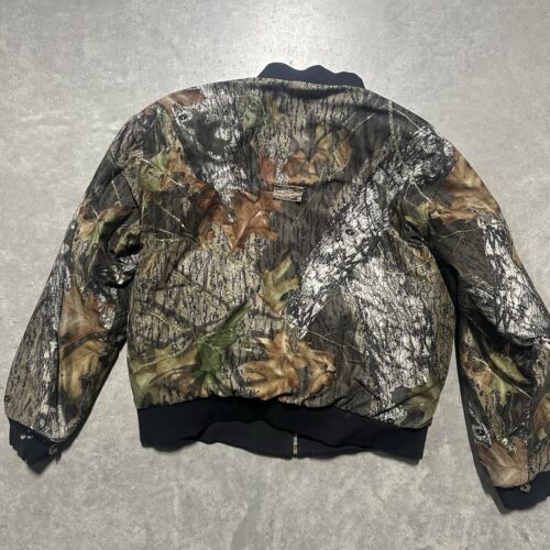 Browning Camo Hunting Puffer Bomber Jacket Reversible Green Men’s Large *Read - Picture 4 of 9