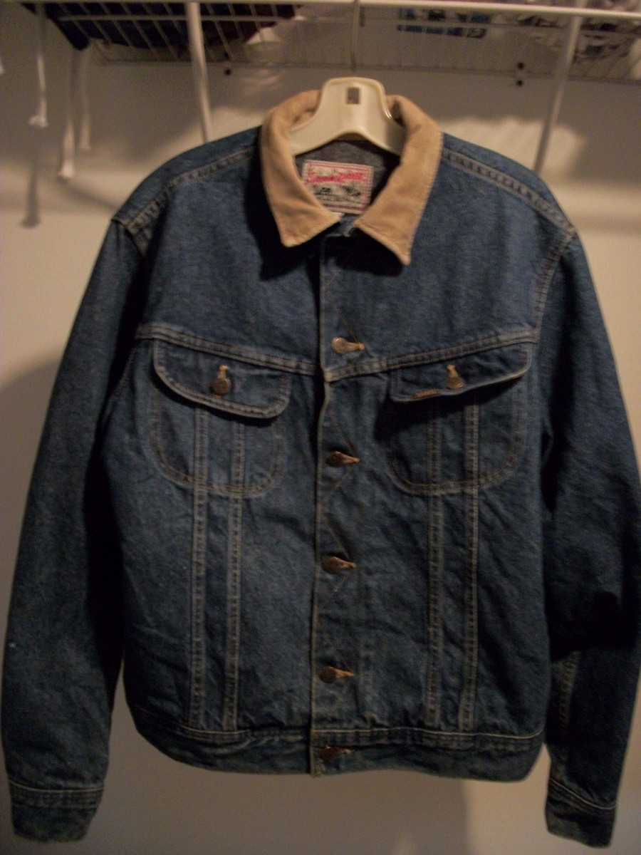 LEE x Preloved STORM RIDER JACKET デニム Vintage LEE Storm Rider Denim Jacket size 44 Blue Blanket
