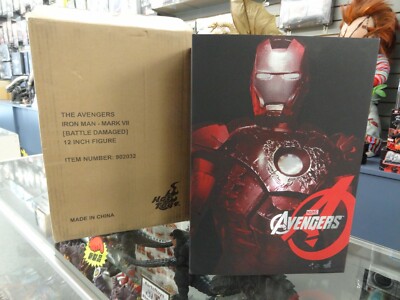 Iron Man Battle Damaged Mark VII Hot Toys 1:6 Figure MMS196