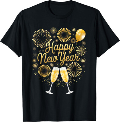 Happy New Years Eve Party Supplies Celebration Gift Unisex T-Shirt