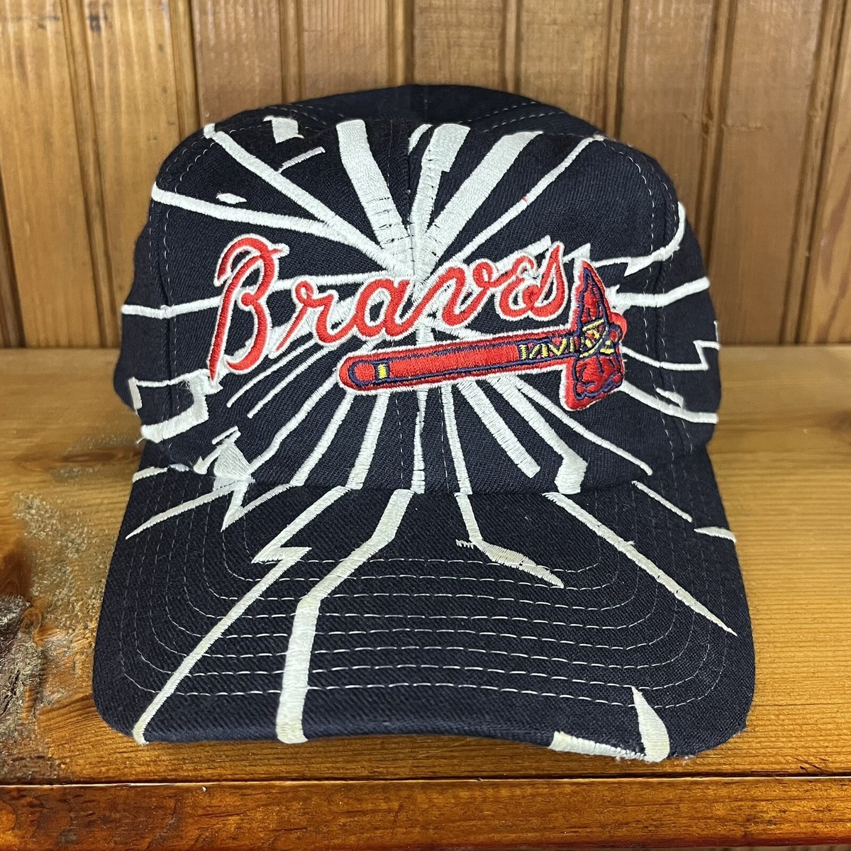 帽子 Vintage 90s Atlanta Braves Snapback CAP s-l400.jpg
