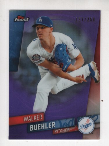 Walker Buehler [Refractor] #7 2019 Topps Finest card