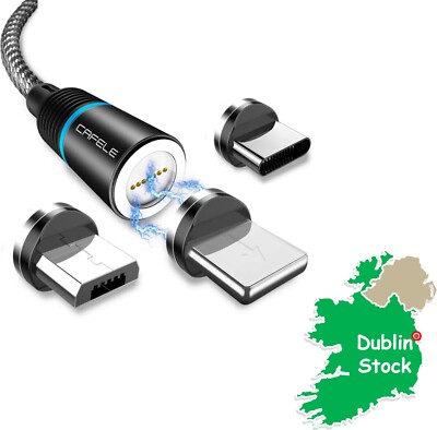 NEW 3in1 CAFELE Magnet Magnetic Phone Charger Charging