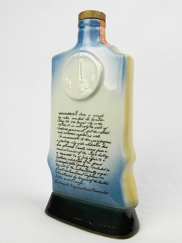 Jim Beam Whiskey Indianapolis Sesquicentennial leere Schnapsflasche Dekanter - Bild 6 von 12