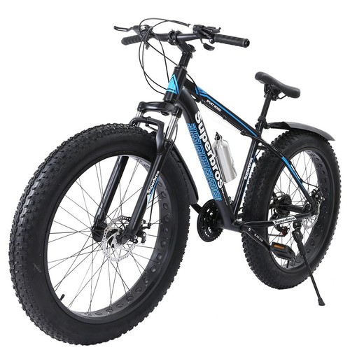 Fat Tire Mountain Bike Bicycle Shimanos 21Speed Men Women 26\