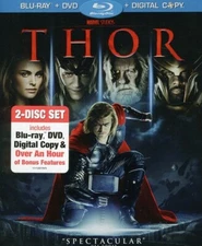 Thor (Two-Disc Blu-ray/Dvd Combo + Digital Copy) (Blu-ray, 2011)