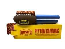 Peyton Canning NFL Football Can Opener Bush’s Best Baked Beans NEW NIB HTF