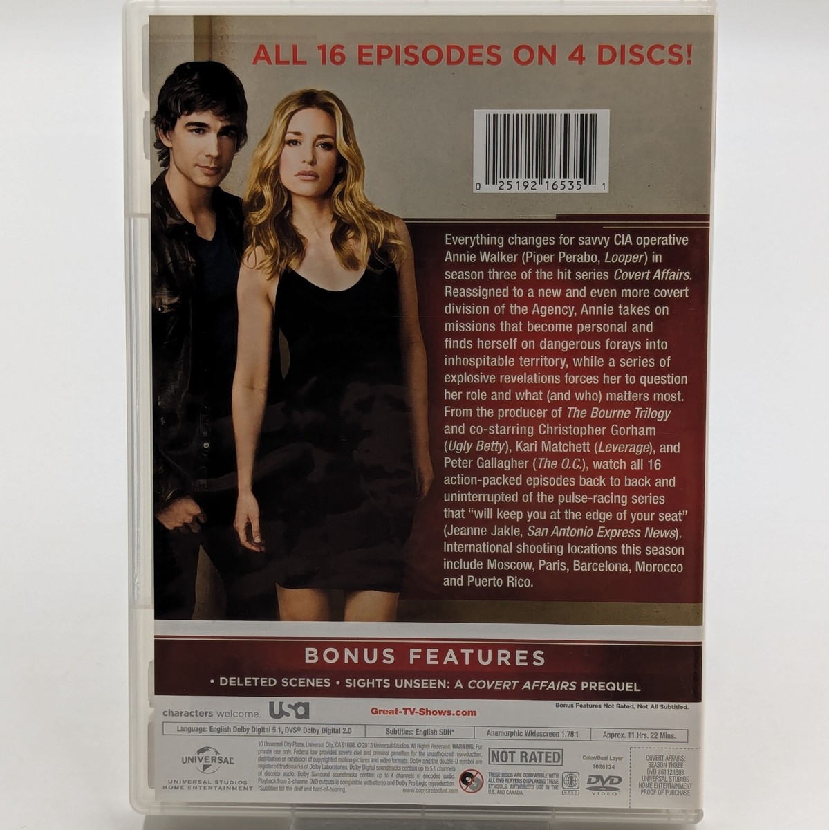 Covert Affairs: Season Three／ [DVD] [Import] Covert Affairs: Season 3 [DVD] - Walmart.com
