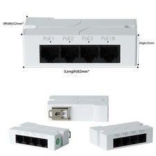 1 to 3 Port POE Extender Network Switch Repeater IEEE802.3af/at PoE Switch