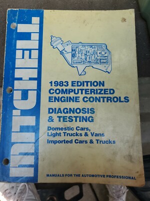 Mitchell 1983 Edition Computerized Engine Controls Diagnosis & Testing Manual