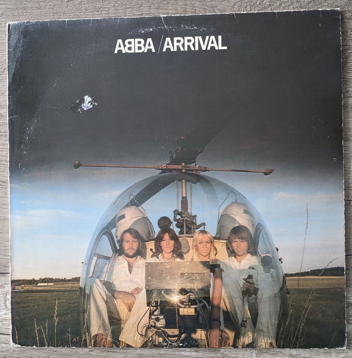 ABBA-ARRIVAL-Vinyl LP-UK early press-S EPC 86018 A5/B6 VG+ orange