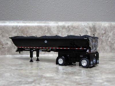 DCP 1/64 Black Mac Spread Axle Round Dump Trailer Farm Toy | eBay