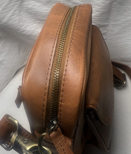 Borsa a tracolla vera pelle uomo borsa da viaggio vintage lavoro business air travel bag - Foto 4 di 13