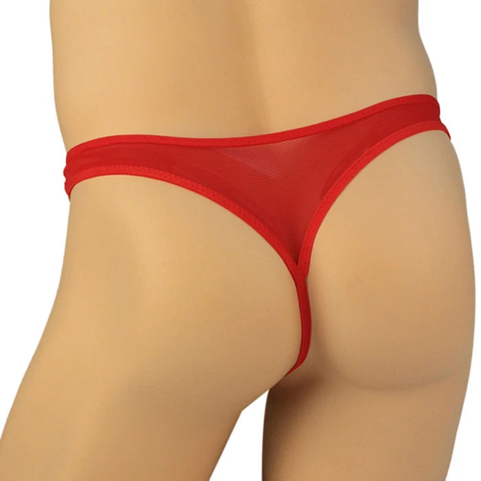 STRING M L TRANSPARENT SEXY HOMME THONG EROTIQUE UNDERWEAR MAN MEN UOMO MANN - Bild 3 von 4