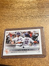 2022 Topps Baseball # 436 Superstars in the Big Apple New York Mets