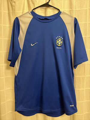 Nike 2014 World Cup Authentic Brazil Alternate Jersey Mens Size XL