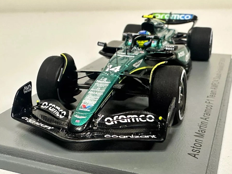 Modellino Auto Scala 1:43 Alonso Aston Martin GP Formula1 F1 Arabia Saudita 2024 - Immagine 2 di 4
