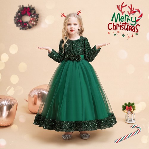 Winter Girls Dress for Christmas Princess Party Pageant Children Long Gown  SD079 | eBay