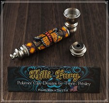 Tribal Butterfly Pipe Made in the USA by Milli Fury