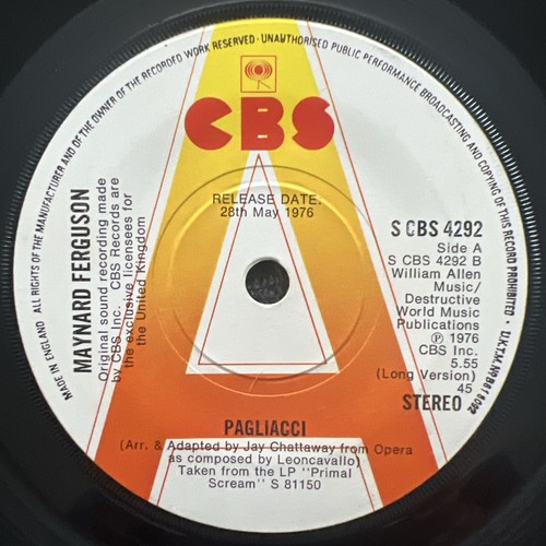 Maynard Ferguson - Pagliacci 7" Vinyl Single PROMO 1976 EX+ JAZZ FUNK VIDEO CLIP - Picture 4 of 6