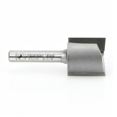 Amana 45232 Carbide Tipped Straight Plunge High Prod. 13/16 D x 3/4 x 1/4 In Shk