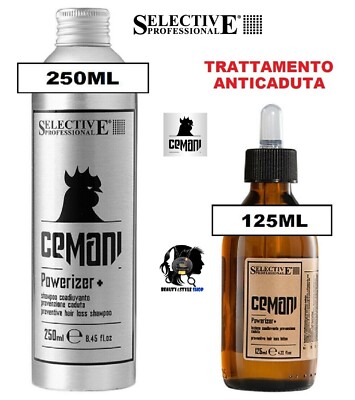 SELECTIVE CEMANI POWERIZER INTENSIVE FALL PROTECTION LOTION + MEN'S SHAMPOO