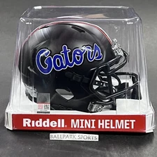 Florida Gators Speed Mini Helmet Riddell NCAA Satin Black New!