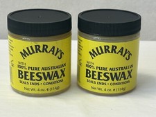 New Murray's 2-PACK 100 Pure Australian Bees Wax 4 Oz SH1