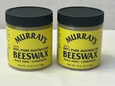 New Murray's 2-PACK 100% Pure Australian Bees Wax 4 Oz  (SH1)