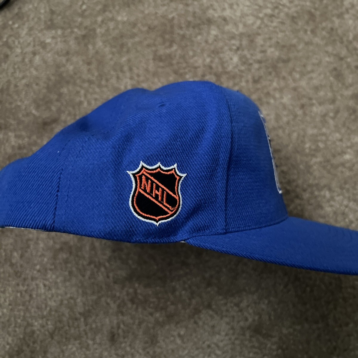 Vtg NHL New York Rangers Sports Specialties Plain Logo Blue 