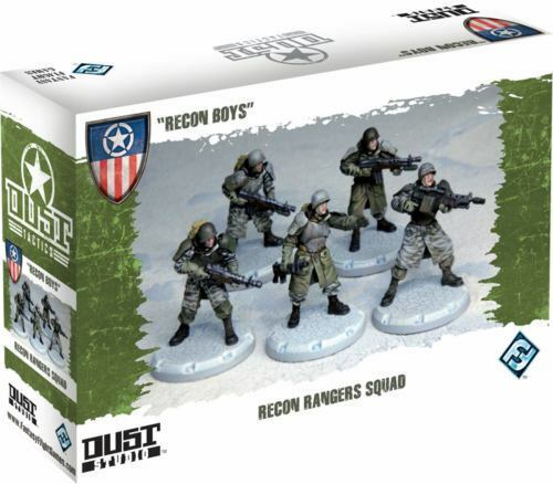 Dust Tactics DT057 SSU Steel Guard NCO Command Squad Miniatures