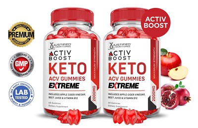 Activboost Activ Boost Extreme Keto ACV Gummies 2000MG 120 Gummys | eBay