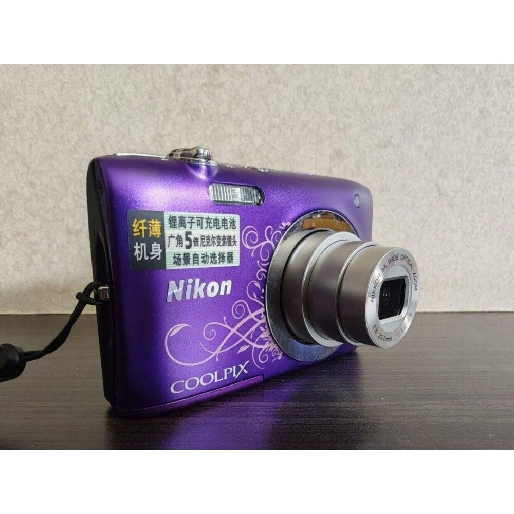 Nikon COOLPIX S2600 Digital Camera 14.0MP 5x Optical Zoom CCD Face