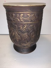 Porcelain Planter Hand Painted Made In USA
