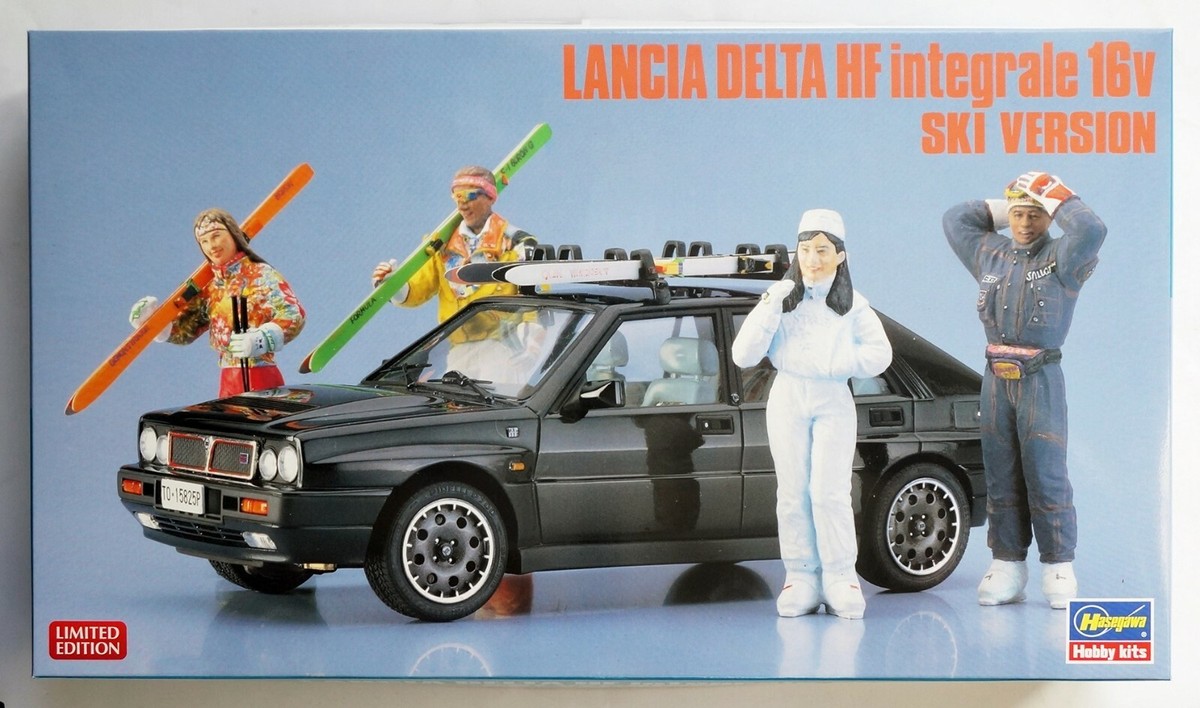 Lancia Delta HF Integrale 16v ミニカー HASEGAWA 1/24 Lancia Delta HF Integrale 16V Ski version