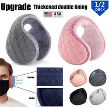Quality Winter Ear Muffs Ear warmers Fur Earwarmer Super Warm Men Women Gift USA
