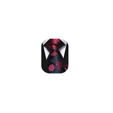 Men Floral Ties Woven Classic 3.4" Necktie Set Formal tie Pocket Square 10-red