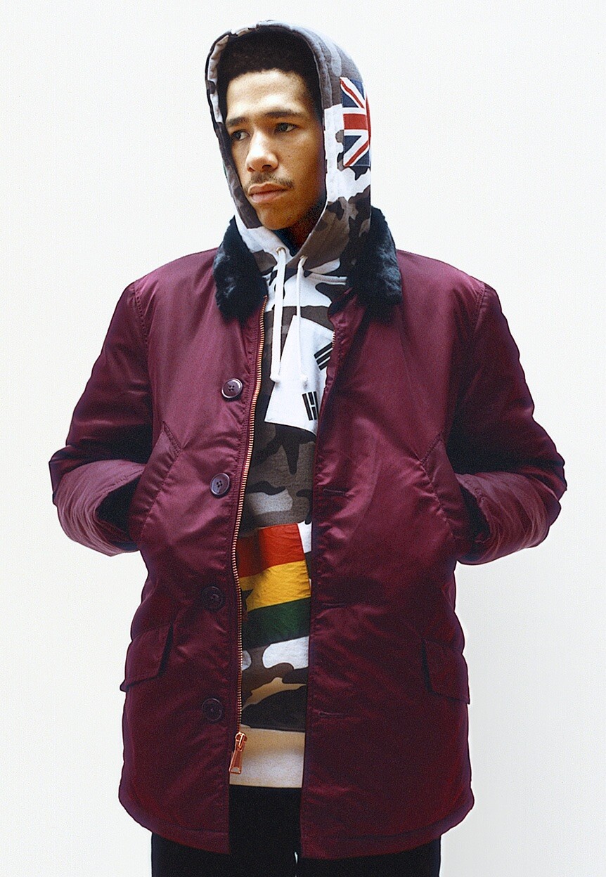2013 Supreme Flight Satin B-9 Parka 
