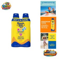 Gentle Kids Sunscreen Spray SPF 50, Quick-Absorbing, 80 Minutes Water Resistant