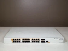 MikroTik CRS328-24P-4S+RM 24 Port Gigabit Ethernet Switch 4 10Gbps