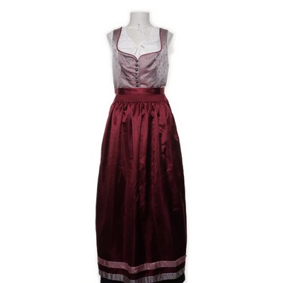Alphorn, Dirndl, Größe: 40, Rot/Schwarz/Pink, Baumwolle/Polyester/Seide #aF3