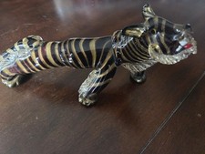Murano Glass Tiger, 1950 ca.