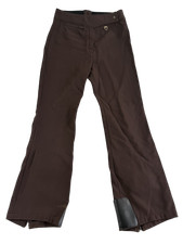 Obermeyer Entrant Stretch Brown Stirrup Womens Medium 6 Ski Snowboarding Pants